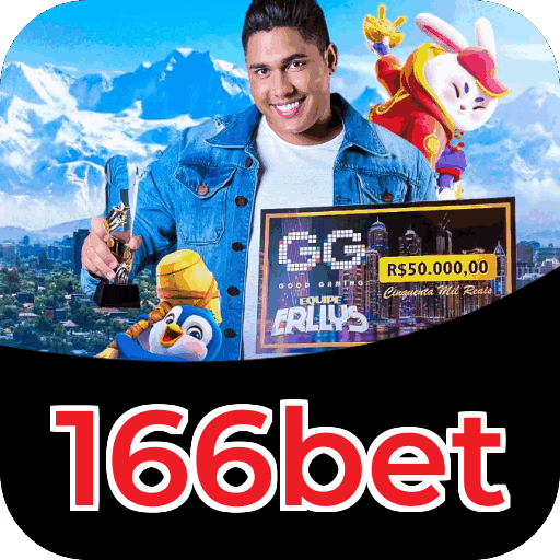 Interface do aplicativo 166bet mostrando jogos disponíveis no iOS e Android